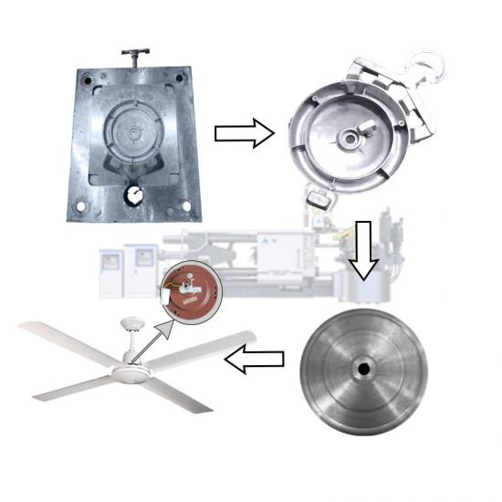 Die Casting Machine For Production Of Aluminum Alloy Ceiling Fan Shell